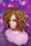 READY TO SHIP // Synthetic crochet wig "Sunkissed Mini Kinky Twist Diva "