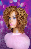 READY TO SHIP // Synthetic crochet wig "Sunkissed Mini Kinky Twist Diva "