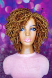 READY TO SHIP // Synthetic crochet wig "Sunkissed Mini Kinky Twist Diva "