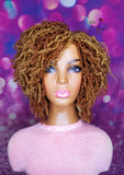 READY TO SHIP // Synthetic crochet wig "Sunkissed Mini Kinky Twist Diva "