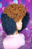 READY TO SHIP// Synthetic crochet wig "Afro Disco Diva"