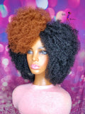 READY TO SHIP// Synthetic crochet wig "Afro Disco Diva"