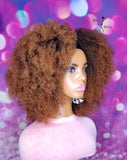 READY TO SHIP // Synthetic Headband/Half Wig  " Afrodelic Diva "