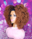 READY TO SHIP // Synthetic Headband/Half Wig  " Afrodelic Diva "