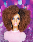 READY TO SHIP // Synthetic Headband/Half Wig  " Afrodelic Diva "