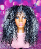 READY TO SHIP //Synthetic Crochet wig "Blonde Beach Curly Mixup"