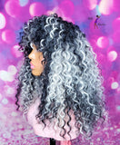 READY TO SHIP //Synthetic Crochet wig "Blonde Beach Curly Mixup"