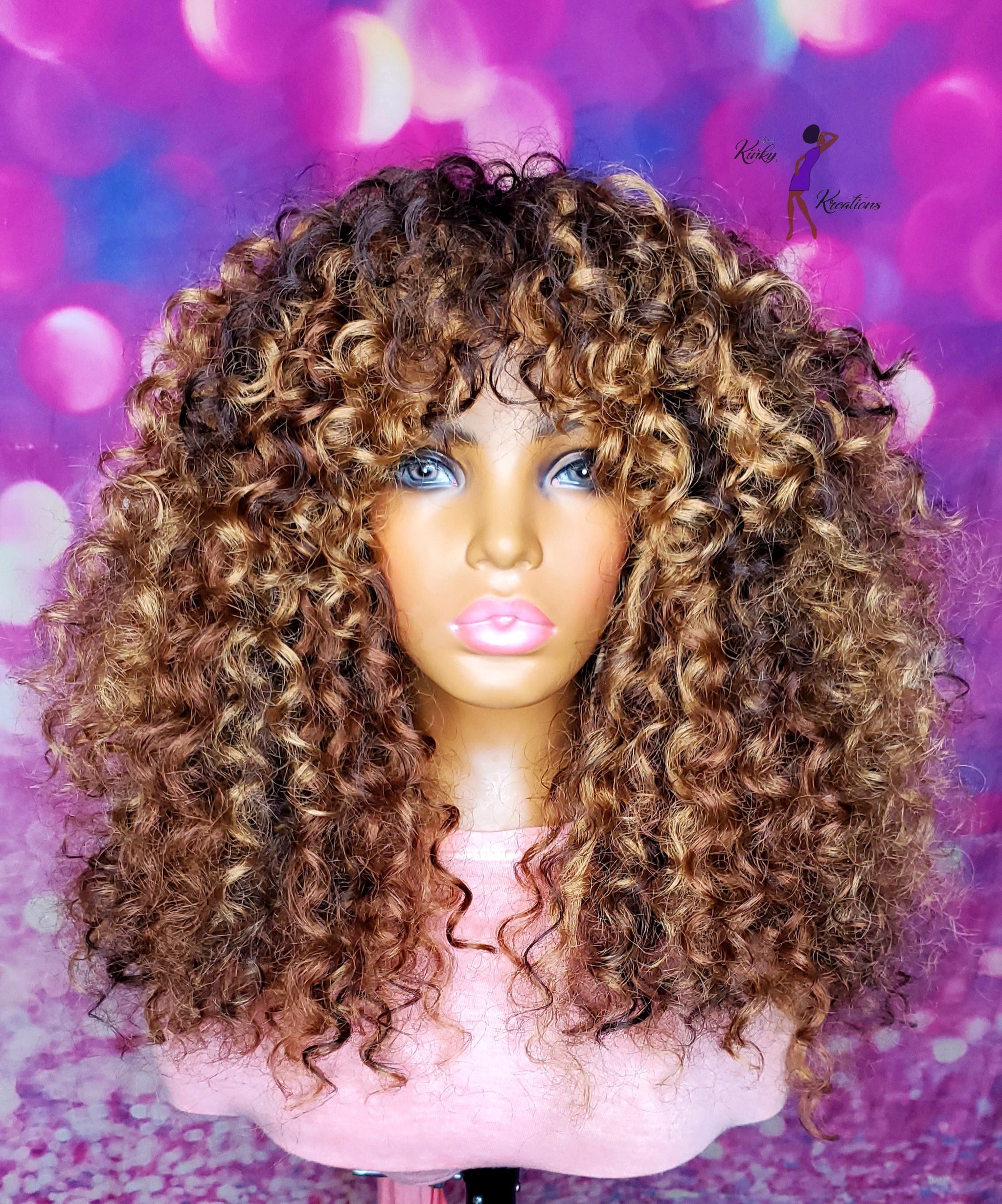 READY TO SHIP //Synthetic Crochet wig 