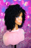 READY TO SHIP // Human Hair Blend Wig "Kinky coily cutie"