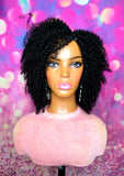 READY TO SHIP // Human Hair Blend Wig "Kinky coily cutie"