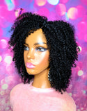 READY TO SHIP // Human Hair Blend Wig "Kinky coily cutie"
