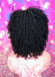 READY TO SHIP // Human Hair Blend Wig "Kinky coily cutie"