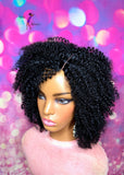 READY TO SHIP // Human Hair Blend Wig "Kinky coily cutie"