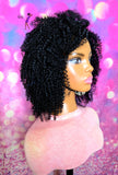 READY TO SHIP // Human Hair Blend Wig "Kinky coily cutie"