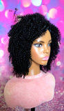 READY TO SHIP // Human Hair Blend Wig "Kinky coily cutie"