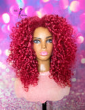 READY TO SHIP //Synthetic Crochet wig "Spicy Roller Set Diva"