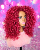 READY TO SHIP //Synthetic Crochet wig "Spicy Roller Set Diva"