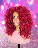 READY TO SHIP //Synthetic Crochet wig "Spicy Roller Set Diva"
