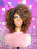 READY TO SHIP // Synthetic Crochet Wig  "Autumn's Honey "