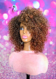 READY TO SHIP // Synthetic Crochet Wig  "Autumn's Honey "