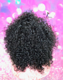 READY TO SHIP //Synthetic Crochet wig  " Wand Curl Diva"( Natural Hairline)