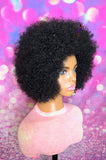 READY TO SHIP// Synthetic crochet wig "Afro Cutie "(color 1b)