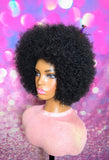 READY TO SHIP// Synthetic crochet wig "Afro Cutie "(color 1b)