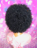 READY TO SHIP// Synthetic crochet wig "Afro Cutie "(color 1b)