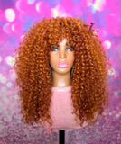 READY TO SHIP //Synthetic Crochet wig "Ginger My Copper"