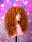 READY TO SHIP //Synthetic Crochet wig "Ginger My Copper"