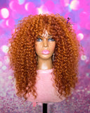 READY TO SHIP //Synthetic Crochet wig "Ginger My Copper"