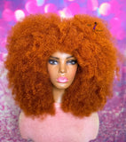 READY TO SHIP// Synthetic crochet wig "Ginger My Fro"