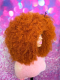READY TO SHIP// Synthetic crochet wig "Ginger My Fro"