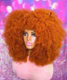 READY TO SHIP// Synthetic crochet wig "Ginger My Fro"