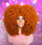 READY TO SHIP// Synthetic crochet wig "Ginger My Fro"