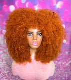 READY TO SHIP// Synthetic crochet wig "Ginger My Fro"