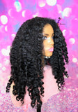 READY TO SHIP // Synthetic crochet wig "The Kinky Twist Curl "