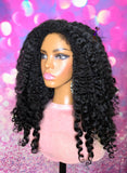 READY TO SHIP // Synthetic crochet wig "The Kinky Twist Curl "