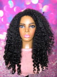 READY TO SHIP // Synthetic crochet wig "The Kinky Twist Curl "
