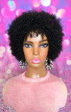 READY TO SHIP// Synthetic crochet wig "Kinky Curl Cutie "
