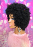 READY TO SHIP// Synthetic crochet wig "Kinky Curl Cutie "
