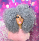 READY TO SHIP // Synthetic Crochet Wig  "Foxy Afro Boldness "