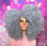 READY TO SHIP // Synthetic Crochet Wig  "Foxy Afro Boldness "