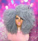 READY TO SHIP // Synthetic Crochet Wig  "Foxy Afro Boldness "