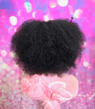 READY TO SHIP //Synthetic Handmade Crochet Ponytail "Afro Ponytail"