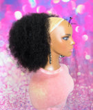 READY TO SHIP //Synthetic Handmade Crochet Ponytail "Afro Ponytail"
