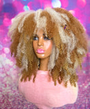 READY TO SHIP //Synthetic Crochet wig "Honeyed Afro Kinks"