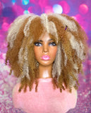 READY TO SHIP //Synthetic Crochet wig "Honeyed Afro Kinks"