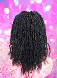 READY TO SHIP //Synthetic Handmade Crochet Ponytail "Kinky Twist Ponytail"