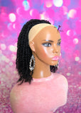 READY TO SHIP //Synthetic Handmade Crochet Ponytail "Kinky Twist Ponytail"